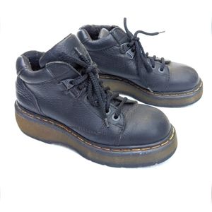 DOC MARTENS 9357 Vintage MIE chunky chonky platform lace-up high-top black boots